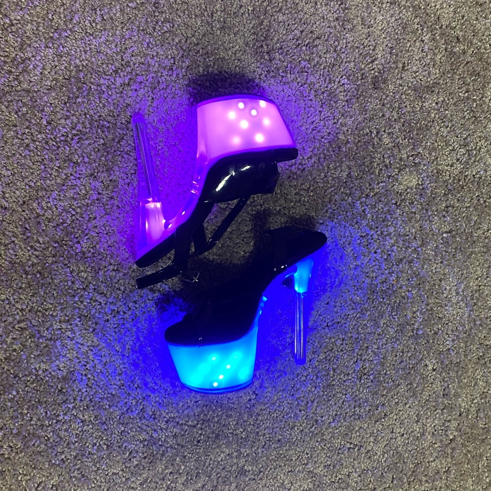 Pleasers LED Platform sandal Heels